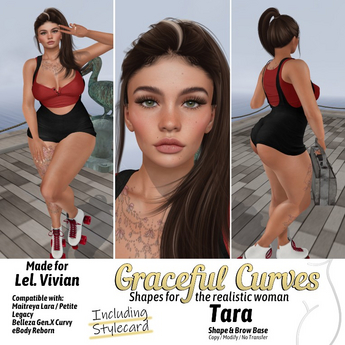 Second Life Marketplace - *Graceful Curves* Tara Shape - Lelutka Vivian